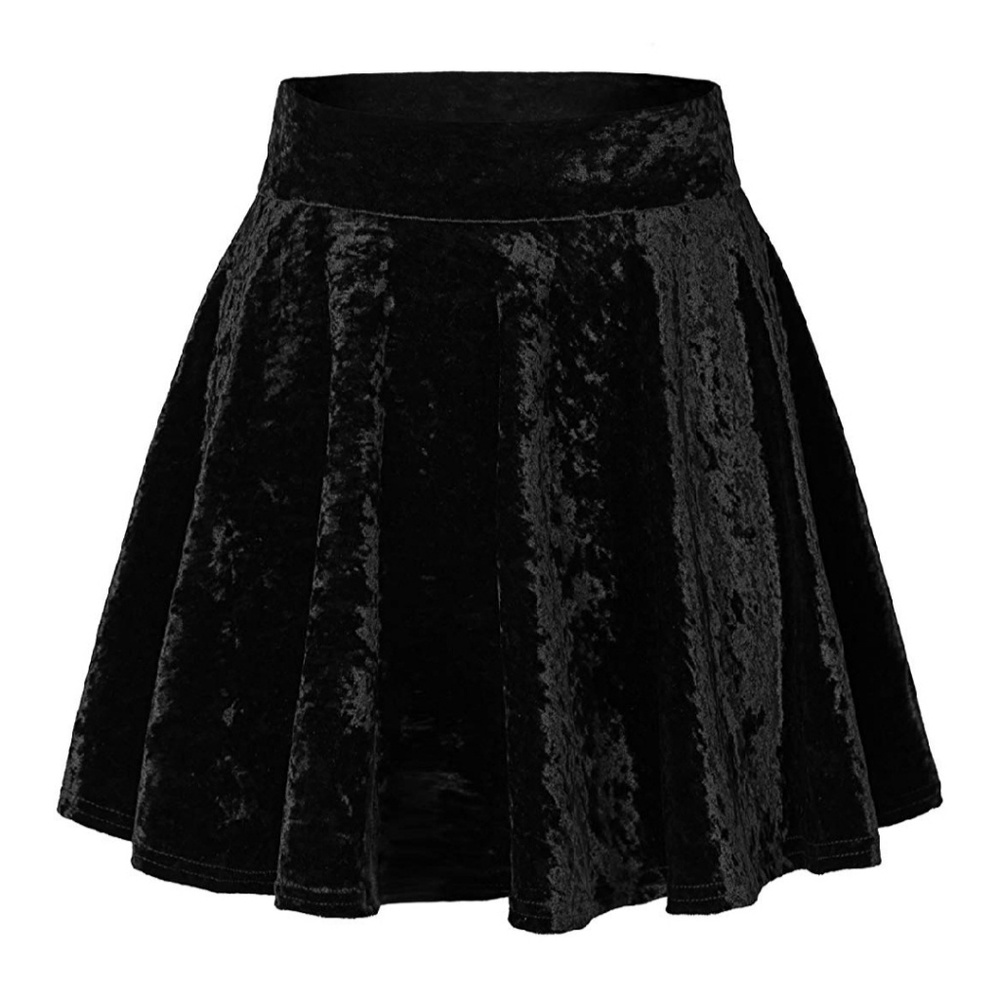 NWOT Velvet Mini Skirt